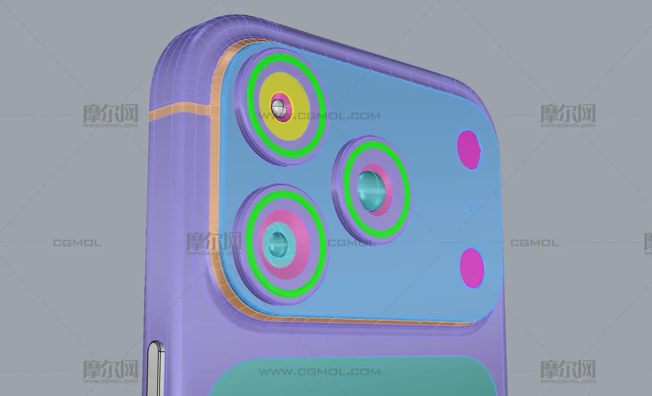 iPhone 18 Pro手机c4d,3dm,stp格式模型