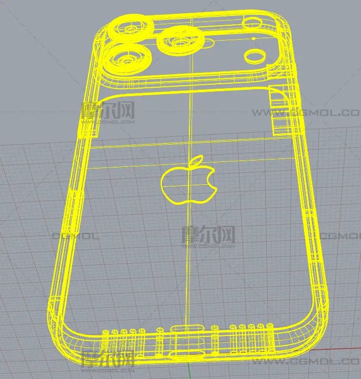 iPhone 18 Pro手机c4d,3dm,stp格式模型
