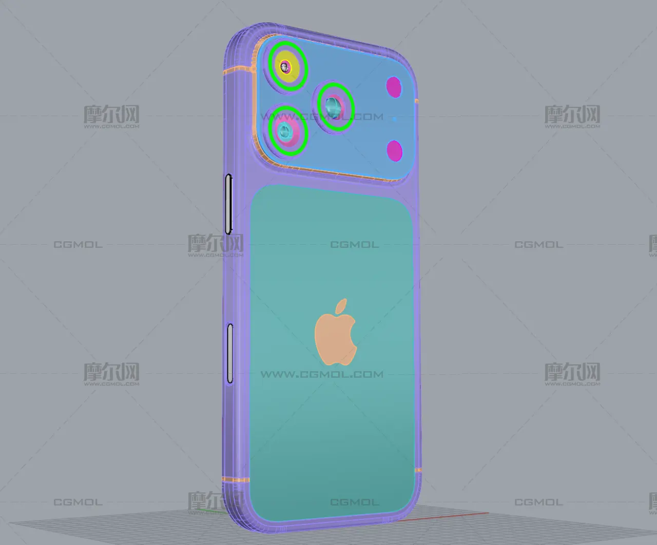 iPhone 18 Pro手机c4d,3dm,stp格式模型