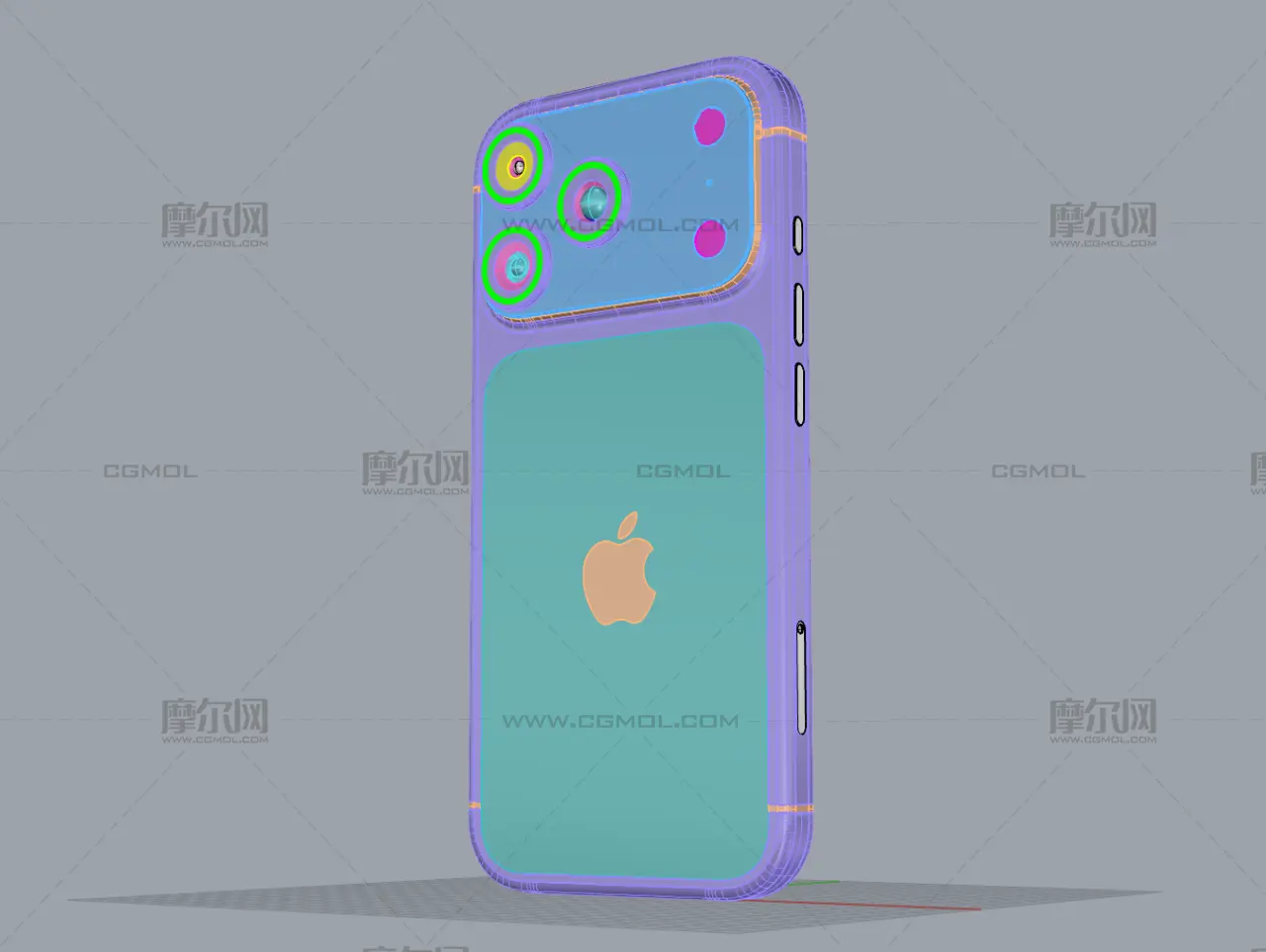 iPhone 18 Pro手机c4d,3dm,stp格式模型