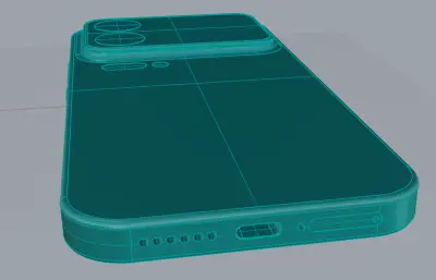 小米18 Pro手机外观rhino模型