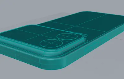 小米18 Pro手机外观rhino模型