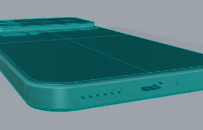 小米18 Pro Max手机外观模型