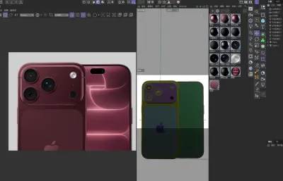 iPhone 18 Pro手机c4d,3dm,stp格式模型