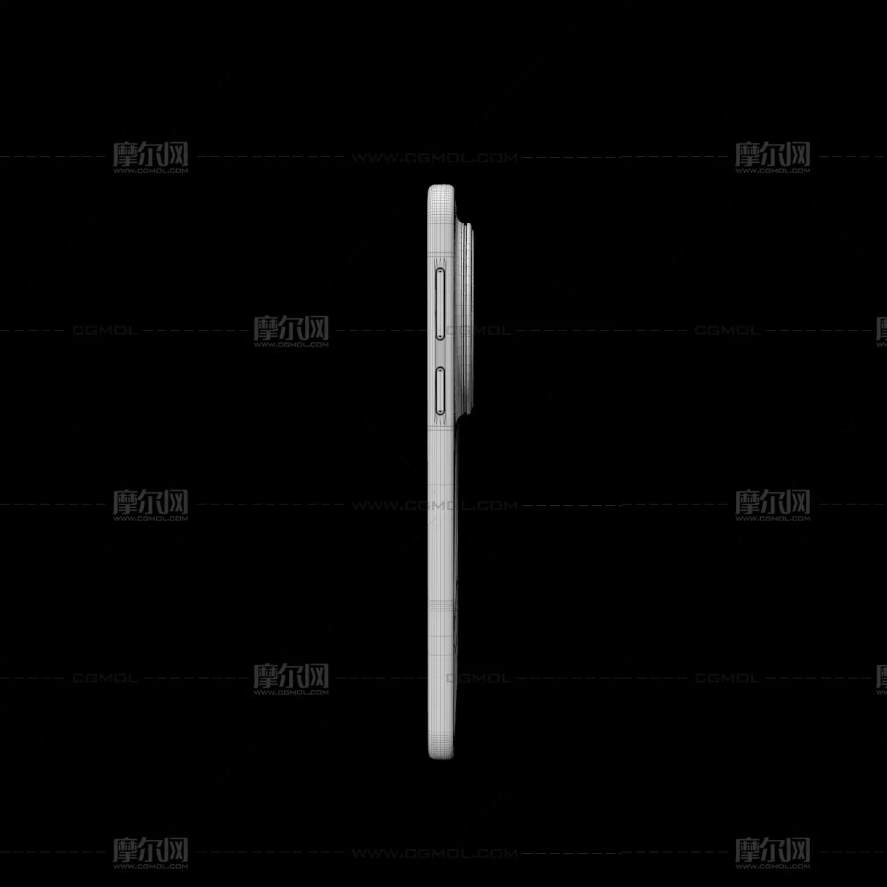C4D华为HUAWEI Mate 90 Pro手机模型,keyshot模型,有导出FBX,OBJ格式