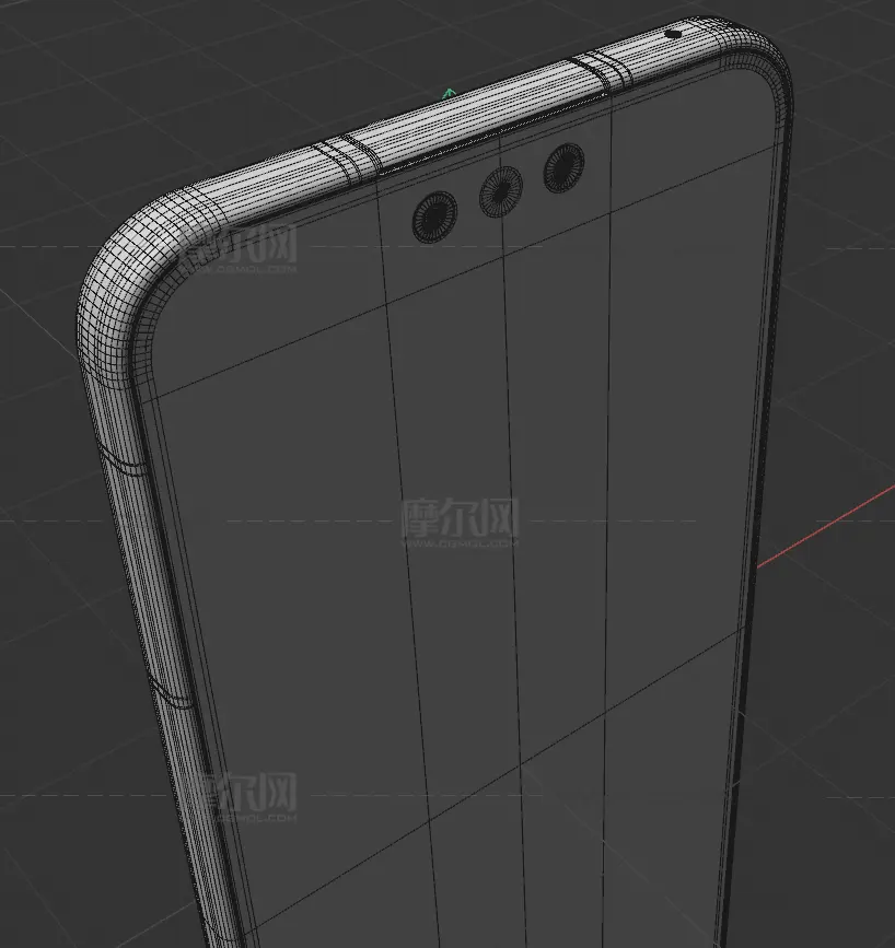 C4D华为HUAWEI Mate 90 Pro手机模型,keyshot模型,有导出FBX,OBJ格式