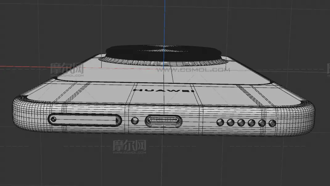 华为HUAWEI Mate 90 Pro Max典藏版手机c4d,keyshot模型