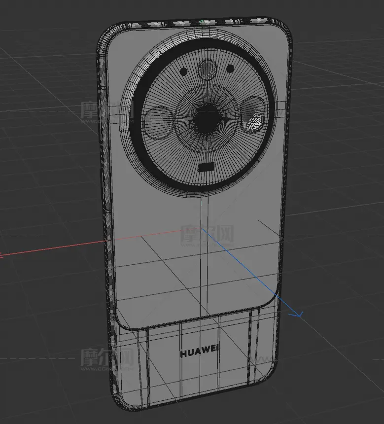 华为HUAWEI Mate 90 Pro Max典藏版手机c4d,keyshot模型