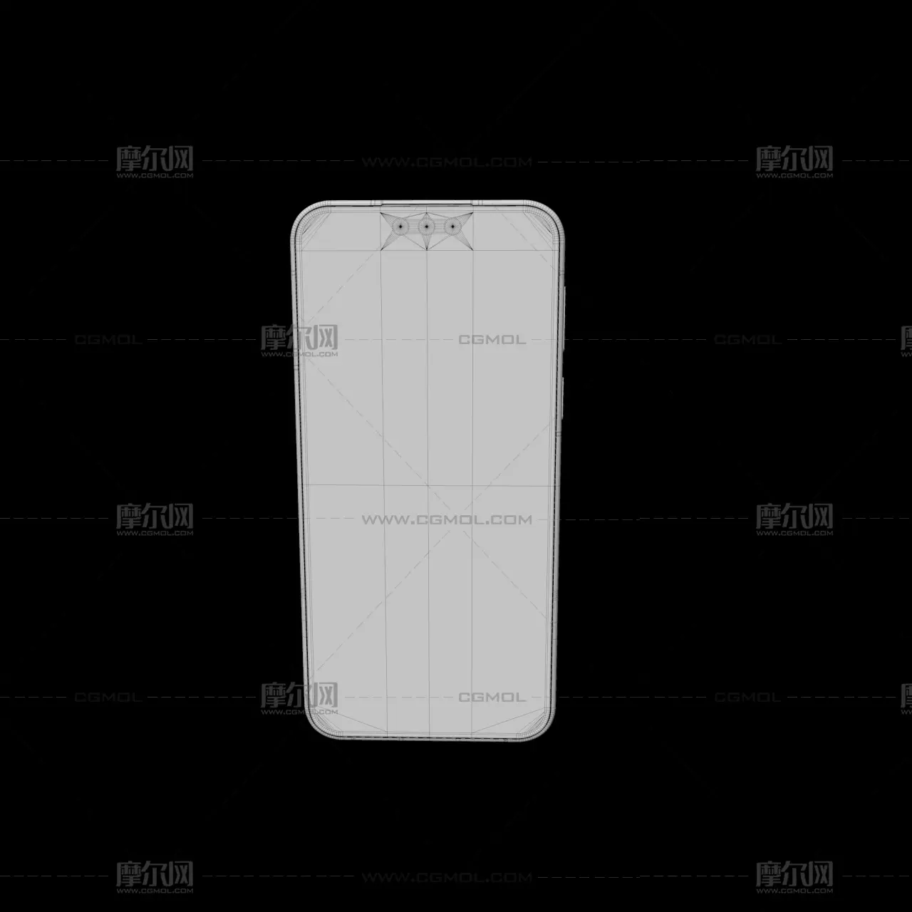 C4D华为HUAWEI Mate 90 Pro手机模型,keyshot模型,有导出FBX,OBJ格式