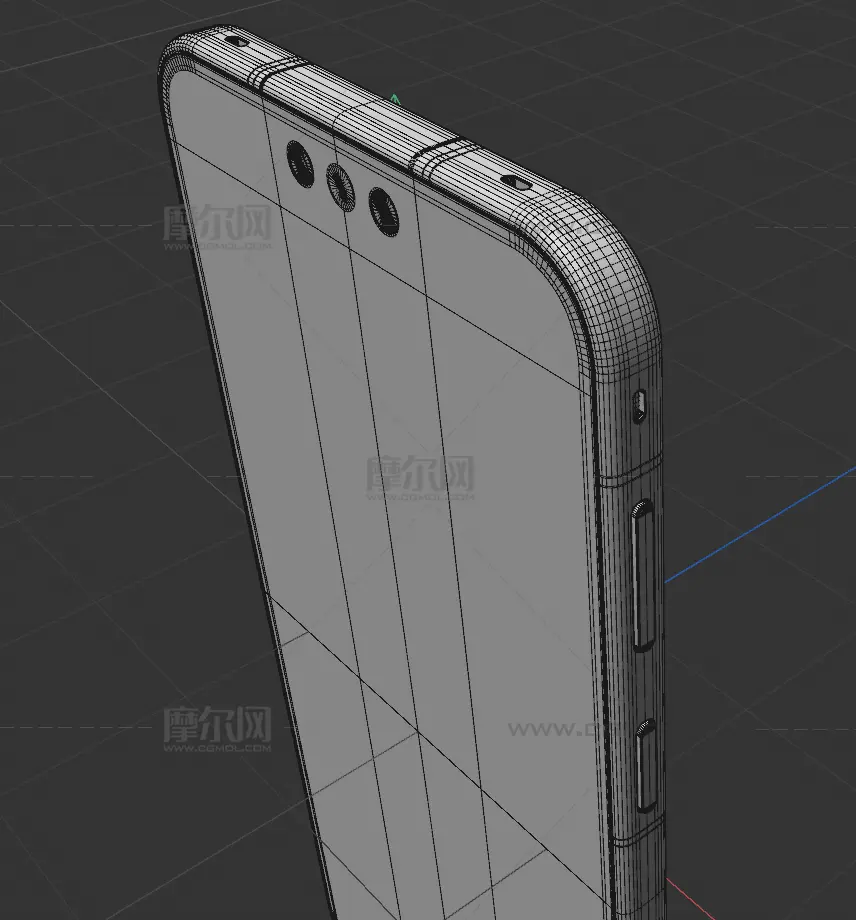 华为HUAWEI Mate 90 Pro Max典藏版手机c4d,keyshot模型