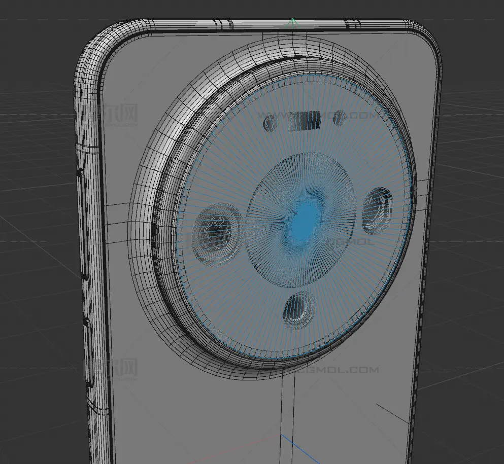 C4D华为HUAWEI Mate 90 Pro手机模型,keyshot模型,有导出FBX,OBJ格式