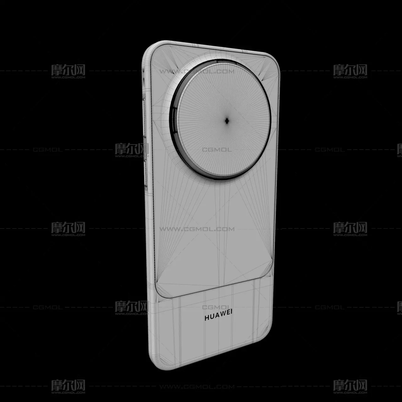 华为HUAWEI Mate 90 Pro Max典藏版手机c4d,keyshot模型