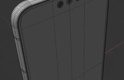 C4D华为HUAWEI Mate 90 Pro手机模型,keyshot模型,有导出FBX,OBJ格式