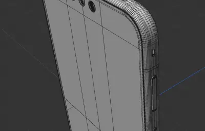 华为HUAWEI Mate 90 Pro Max典藏版手机c4d,keyshot模型