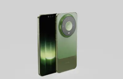华为HUAWEI Mate 90 Pro Max典藏版手机c4d,keyshot模型