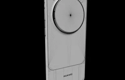 华为HUAWEI Mate 90 Pro Max典藏版手机c4d,keyshot模型