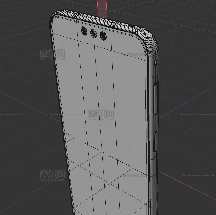 华为HUAWEI Mate 90 RS 非凡大师手机外观fbx,ksp,obj,c4d模型