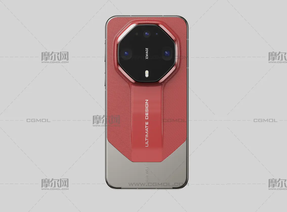 华为HUAWEI Mate 90 RS 非凡大师手机外观fbx,ksp,obj,c4d模型