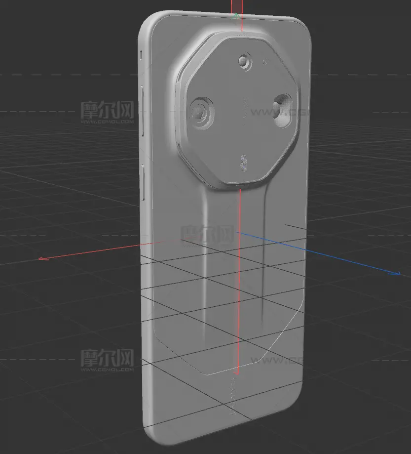华为HUAWEI Mate 90 RS 非凡大师手机外观fbx,ksp,obj,c4d模型