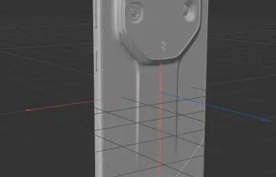 华为HUAWEI Mate 90 RS 非凡大师手机外观fbx,ksp,obj,c4d模型