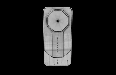 华为HUAWEI Mate 90 RS 非凡大师手机外观fbx,ksp,obj,c4d模型
