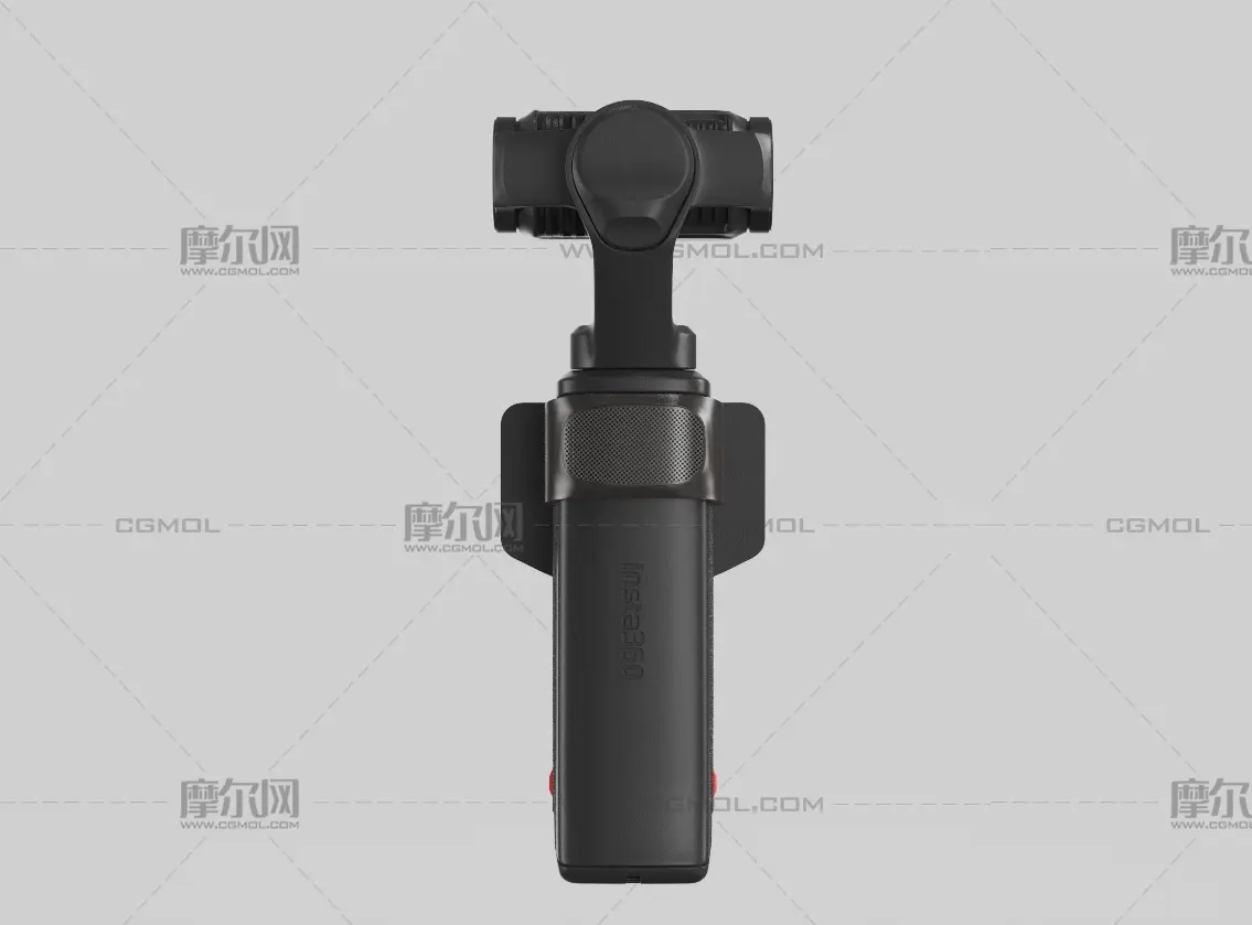 C4D影石Insta360 Luna Ultra外观模型,云台模型