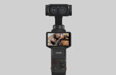 C4D影石Insta360 Luna Ultra外观模型,云台模型