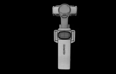 C4D影石Insta360 Luna Ultra外观模型,云台模型