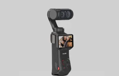 C4D影石Insta360 Luna Ultra外观模型,云台模型