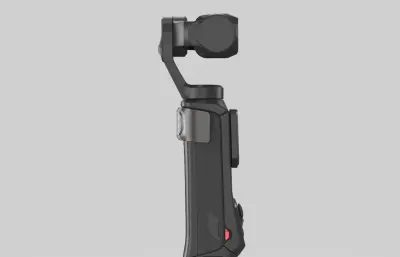 C4D影石Insta360 Luna Ultra外观模型,云台模型