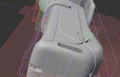 C4D影石Insta360 Luna Ultra外观模型,云台模型