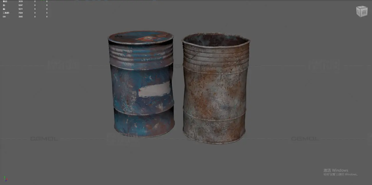 破旧油桶 工业桶 铁桶 铁皮桶