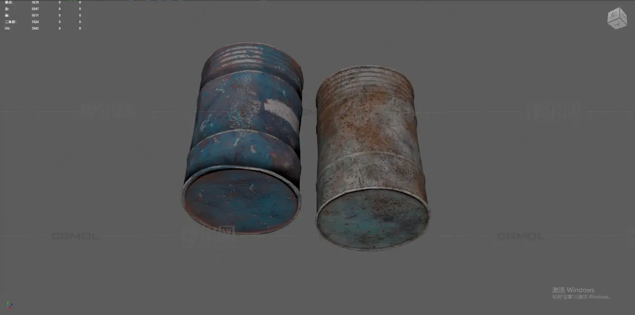 破旧油桶 工业桶 铁桶 铁皮桶
