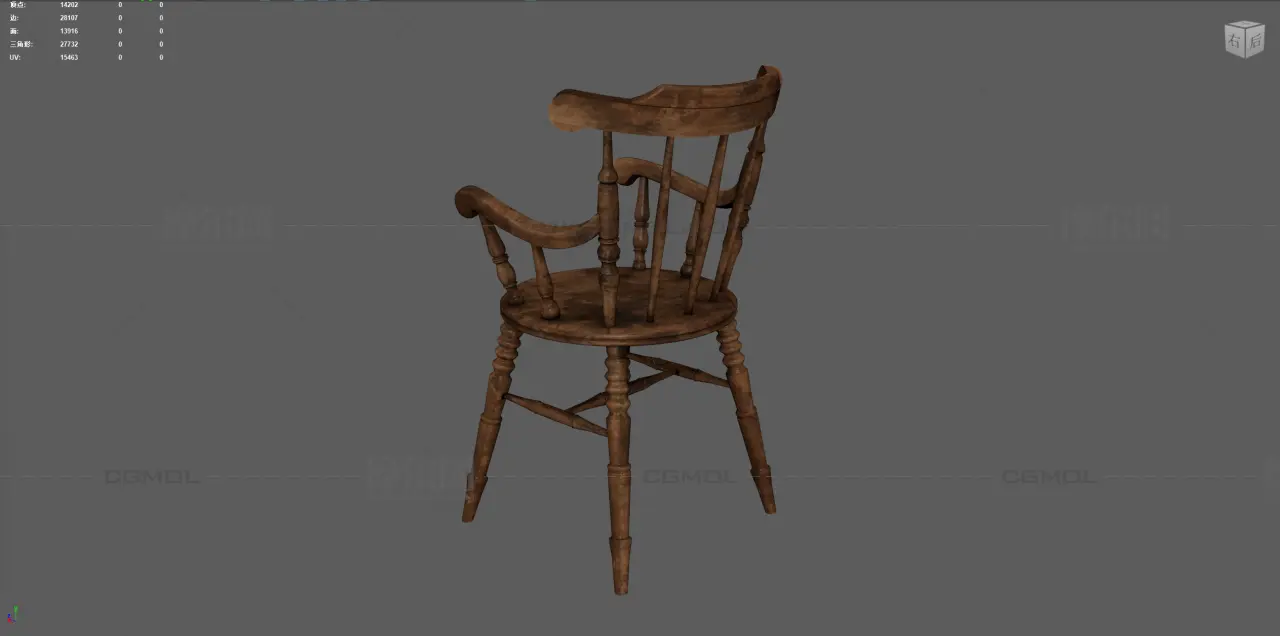 欧式木椅 椅子 古代座椅家具