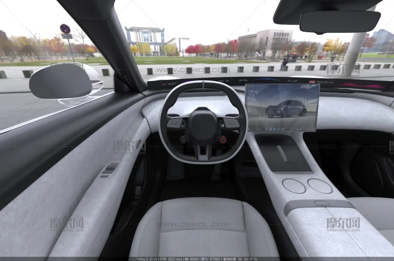 2025款小米YU7纯电动轿跑SUV 3D 模型