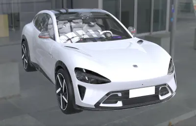 2025款小米YU7纯电动轿跑SUV 3D 模型