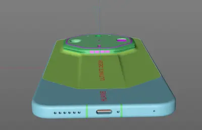 HUAWEI Mate 90 RS非凡大师手机C4D模型