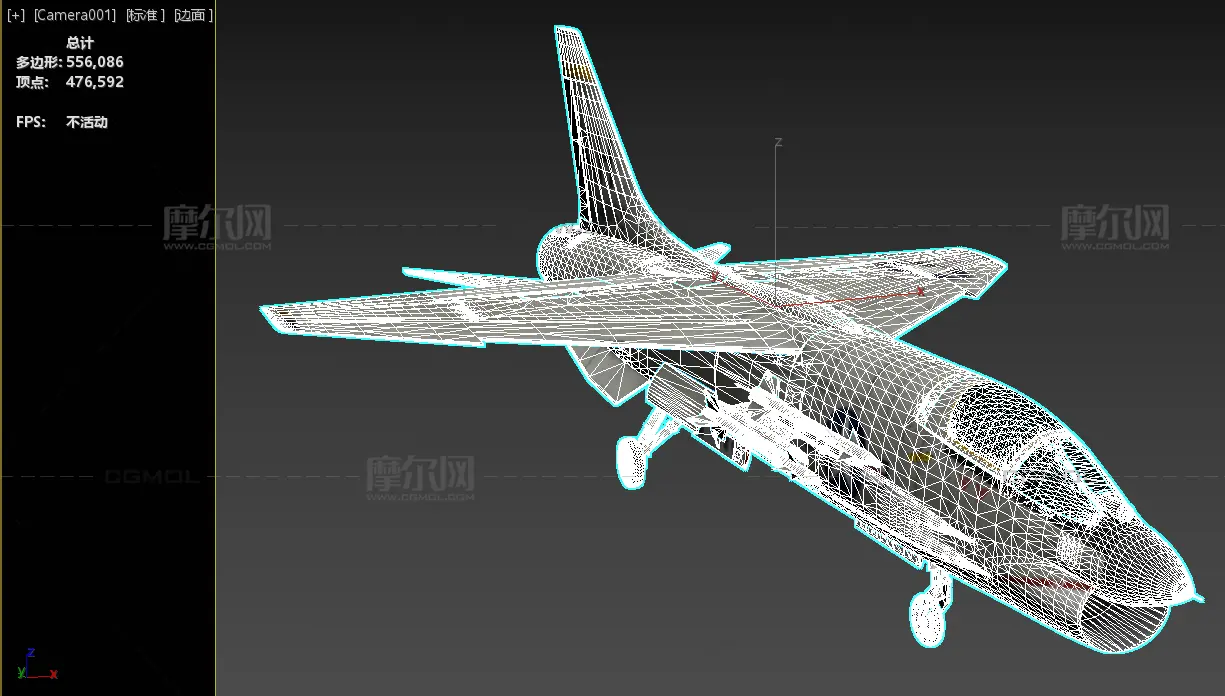 十字军战士美国海军舰载超音速战斗机3dmax模型