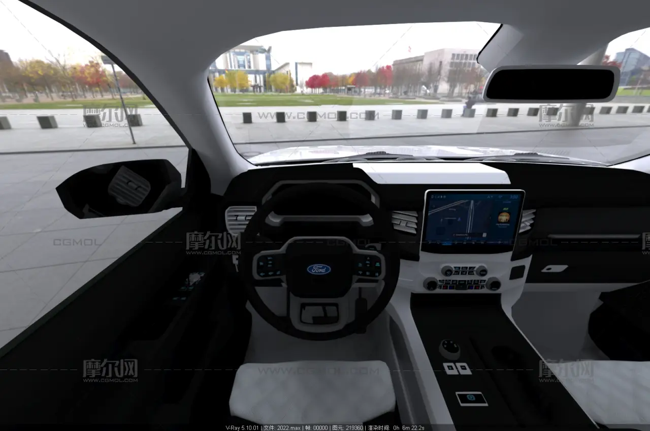 福特征服者美式大型越野车3dmax模型