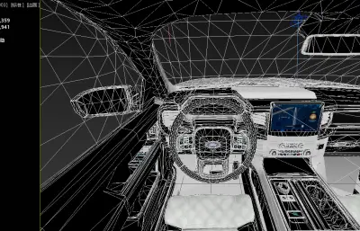 福特征服者美式大型越野车3dmax模型