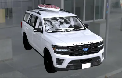 福特征服者美式大型越野车3dmax模型