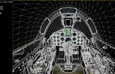 十字军战士美国海军舰载超音速战斗机3dmax模型