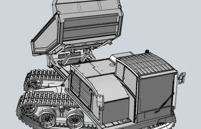 T14R新型履带自卸运输车,载重14吨