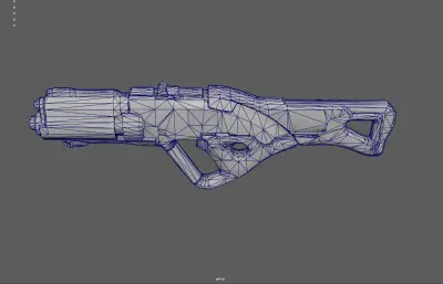 镭射枪 未来武器 游戏武器  自动步枪 概念枪