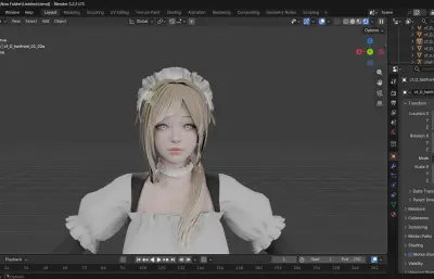 次世代女仆,游戏人物