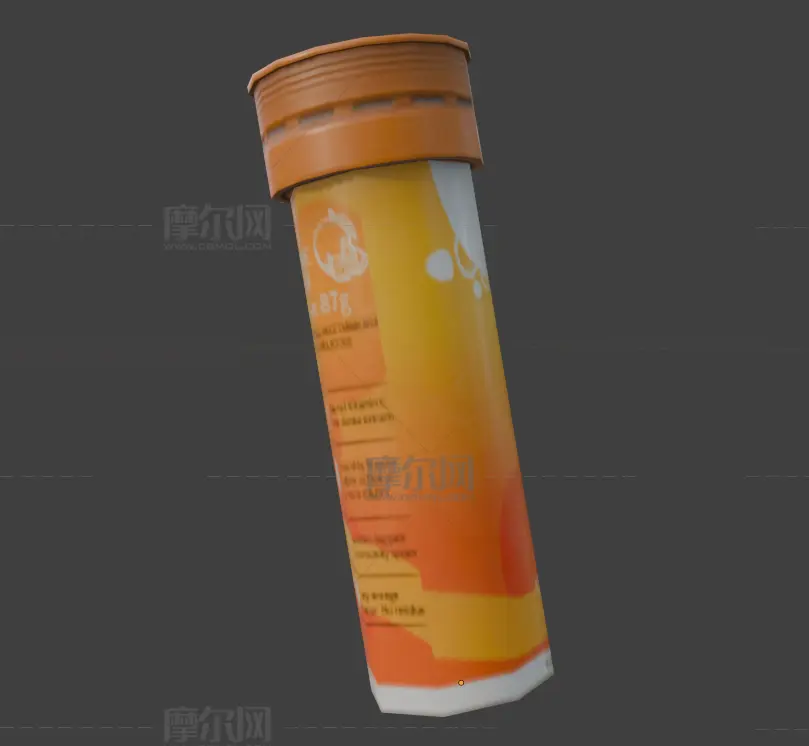 三角洲行动维生素泡腾片（小蓝）blender模型