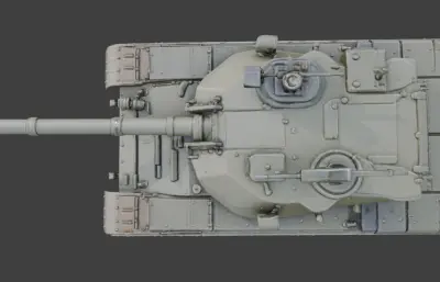 武装坦克glb模型