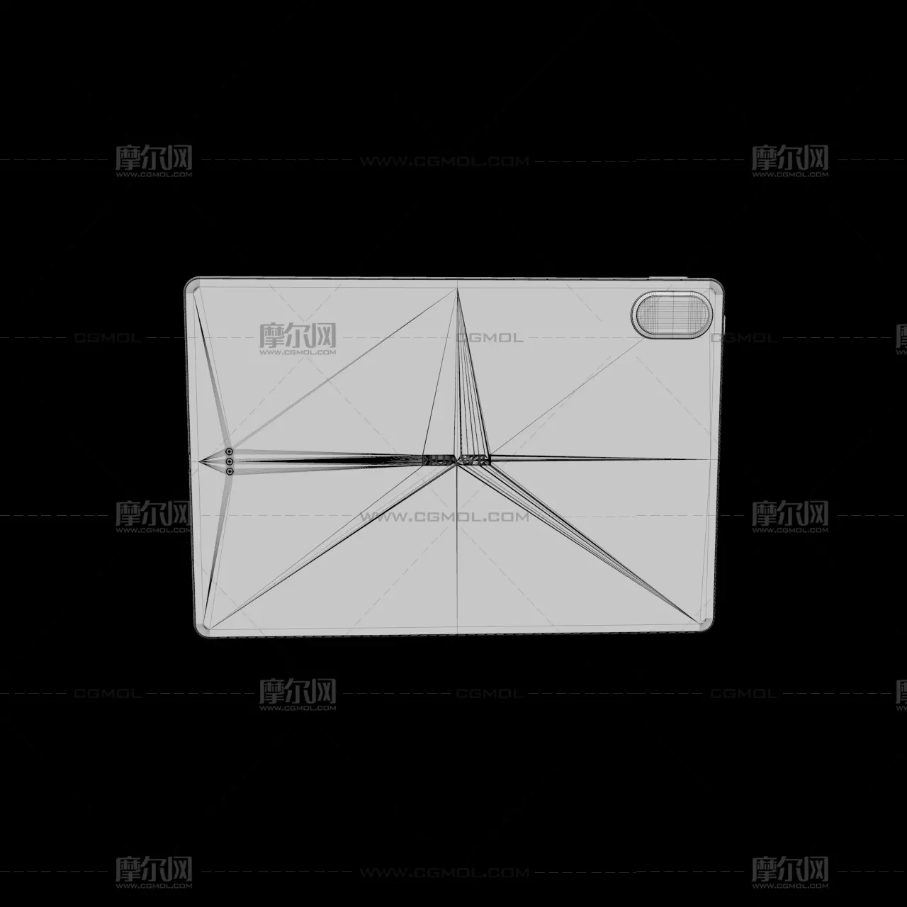 华为HUAWEI MatePad Air Z平板电脑c4d,keyshot模型