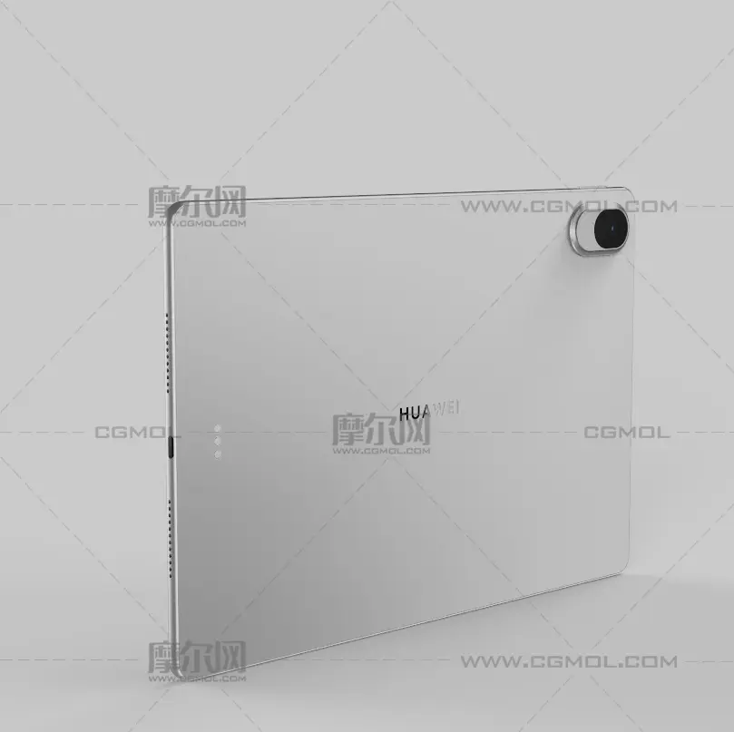 华为HUAWEI MatePad Air Z平板电脑c4d,keyshot模型