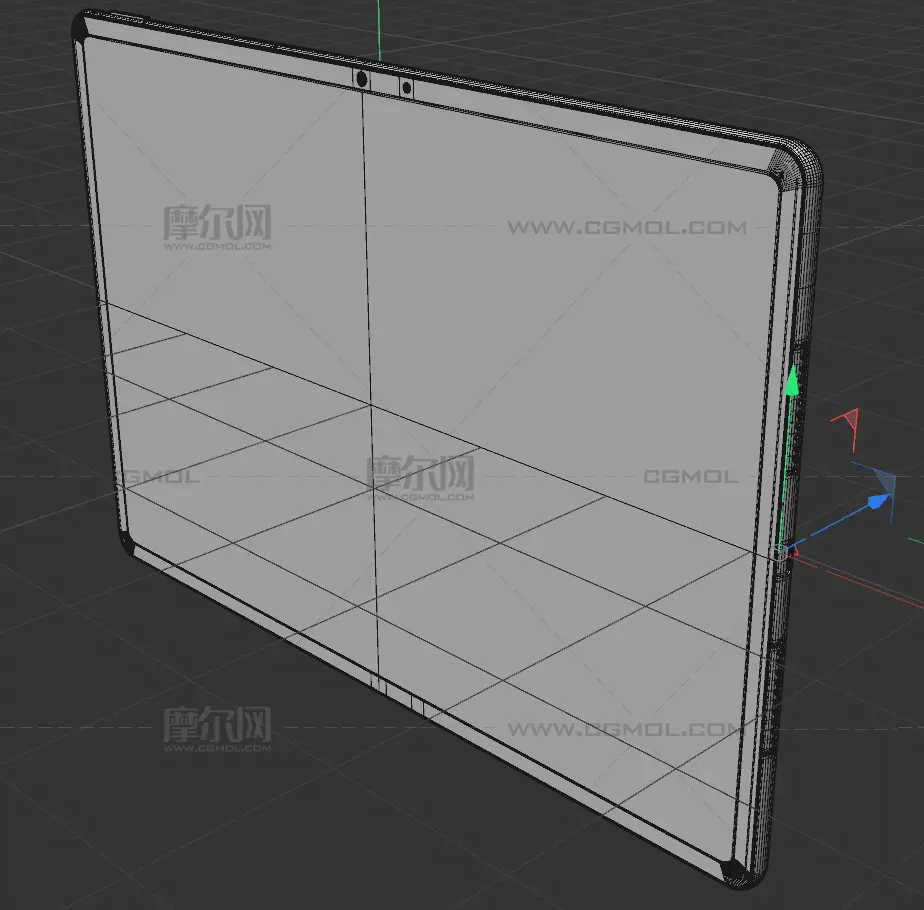 华为HUAWEI MatePad Air Z平板电脑c4d,keyshot模型